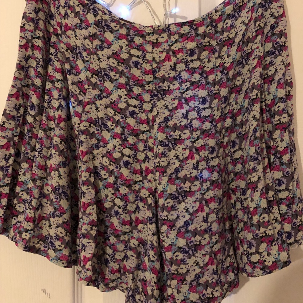 Free people floral flower shorts size 2